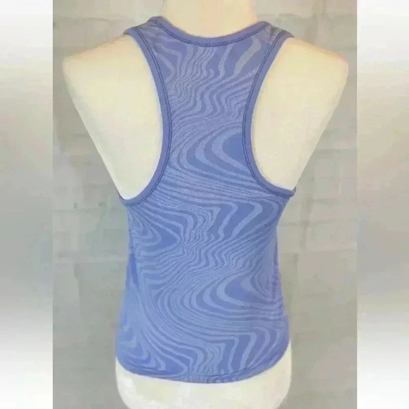 Athleta Momentum Seamless Stretch Racerback Tank Top Periwinkle Athletic Size L - Picture 6 of 13